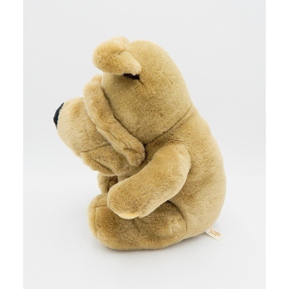 Cuddle Wit Shar Pei Tan Sitting Dog Plush Stuffed Animal 12 Inch - Picture 2 of 15